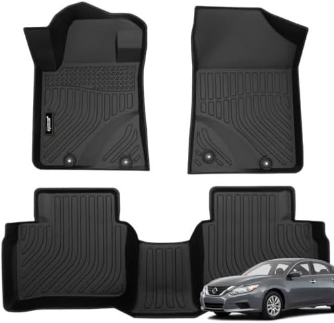 JENOFA Floor Mats for Nissan Altima 2014-2018 Floor Liner All Weather Car Mats Custom Fit 2017 Altima Durable Waterproof Car Mat Accessories  Black - Image 3
