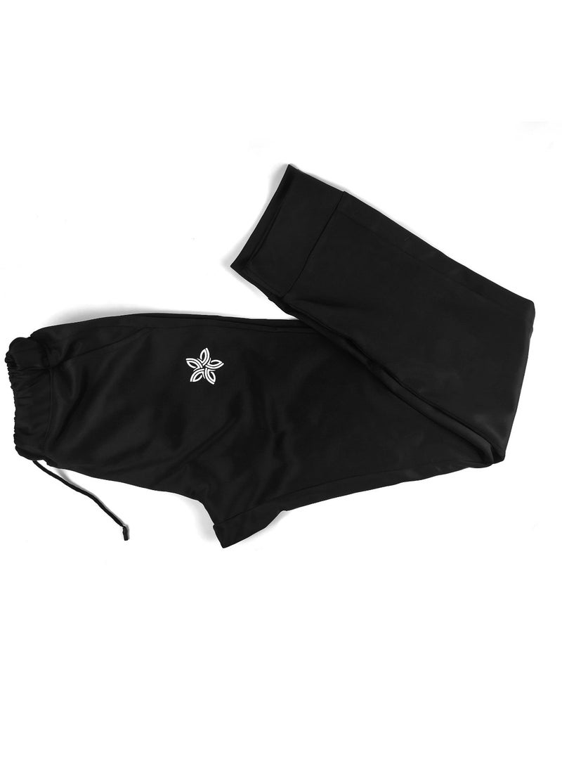 نطلق بثق وأناقه مع بنطلون الرجالي الرياضي الأسود  (XXXL)  - Image 1