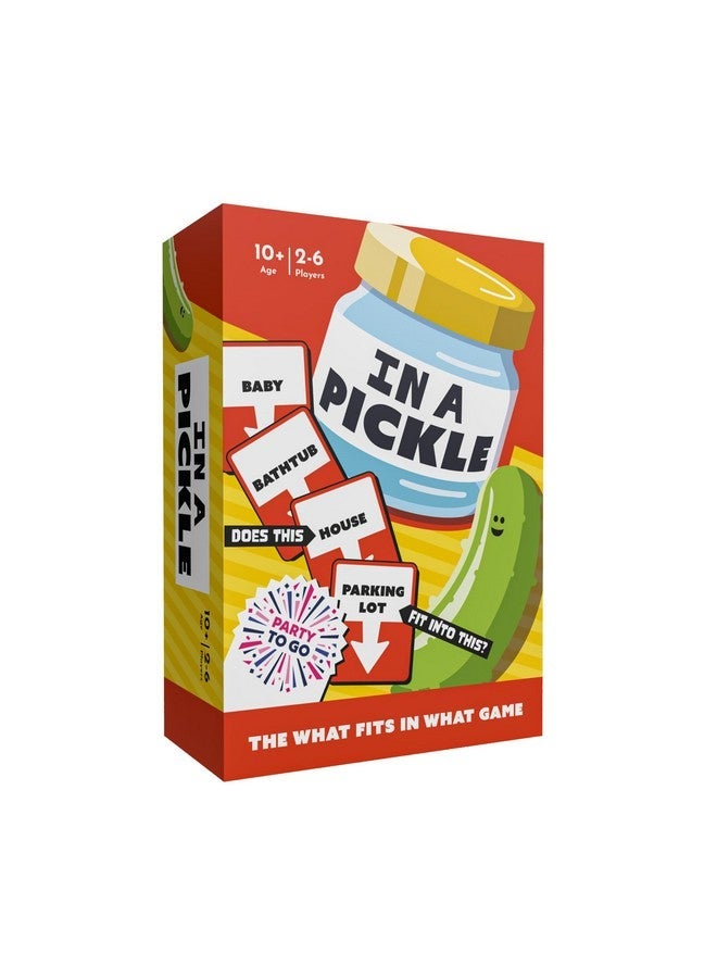 غايمرايت Gamewright - Party to Go - في مخلل - لعبة ورق - العمر 10+ ، 2-6 لاعبين - Image 1