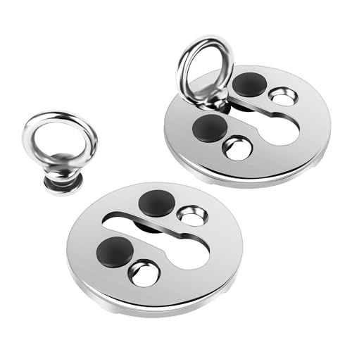 YUSOVE Boat Fender Lock Kit 316 Stainless Steel Fender Quick Release Clip Boat Fender Hangers for Hanging Fenders Pack of 2 - Image 1