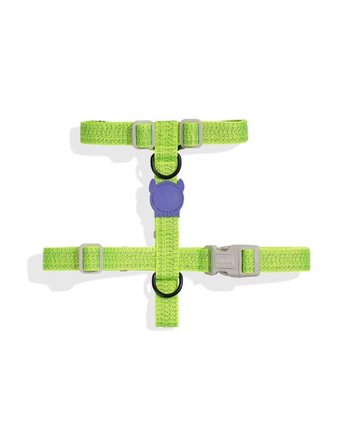 Zee.Dog Nox Lumen H-Harness Medium – Reflective, Illuminated & Adjustable Dog Harness - Image 1