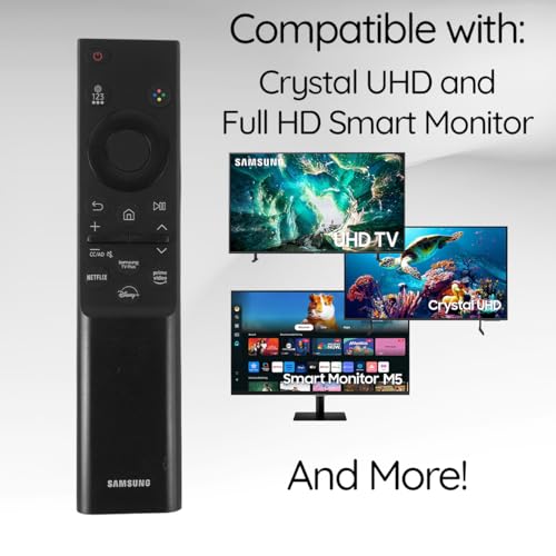 Ceybo Original BN59-01457A Remote Control fit for Samsung Smart Monitor M5 and Crystal UHD Smart TV Includes Netflix, Samsung TV, Prime Video, and Disney+ Shortcuts - Image 2