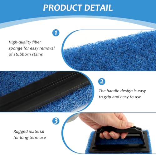 CfoPiryx Waterline Scrubber Hot Tub Scum Line Cleaner Clean for Spas and Hot Tub Swimming Pools Cleaning (Blue) - Image 3