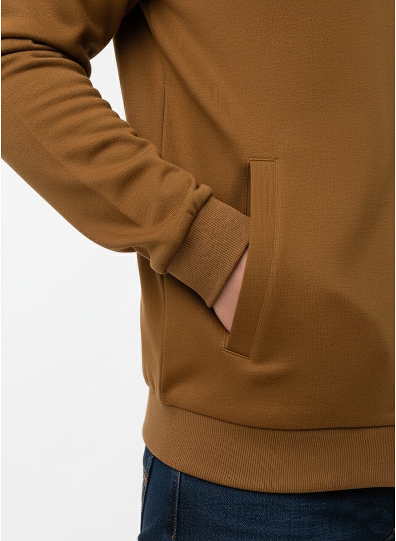 Ritchie Men’s Brown Full-Zip Jacket – Casual Layer for Everyday Wear - Image 4