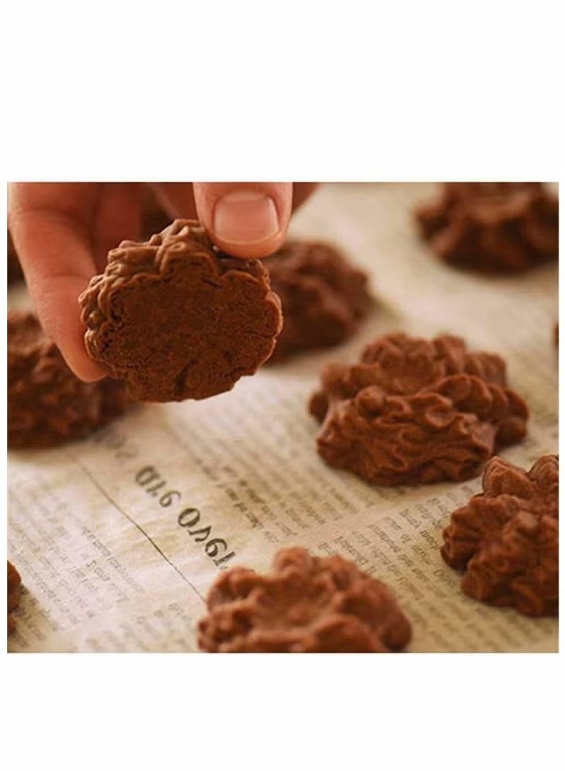 DELFINO 100 Sheets Bread Sandwich Burger Fries Food Grade Oil Proof Paper Grease Greaseproof Wrappers Wrapping Baking Tools Gift Tissue 18x18cm - Image 3