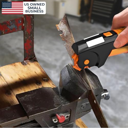 Sharp Pebble Orange Ninja 7-in-1 Garden Tool & Knife Sharpener ��� Sharpens Lawn Mower Blades, Axe, Hatchet, Machete, Pruner & Hedge Shears – Repairs & Hones Edges by Sharp Pebble - Image 2