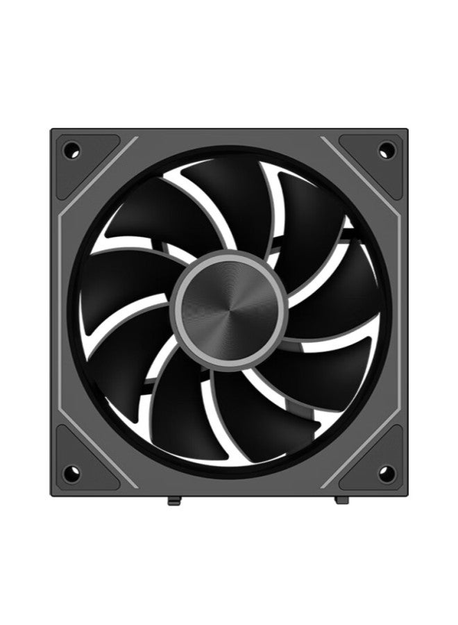 Pccooler Mirror Blade Building Blocks F3 X120 Black Reversed Blade 12cm Case Fan/wireless Building Blocks Assembly/infinity Mirror Argb/pwm Temperature Control Speed ​​adjustment - Image 3
