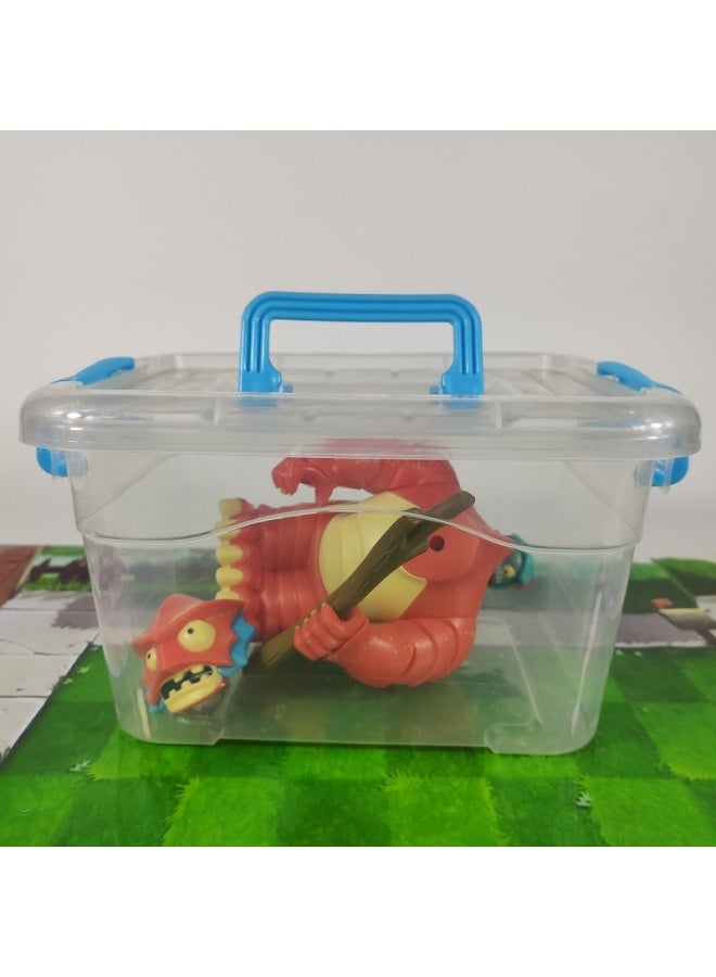 Plant Vs. Zombie Toy Large Deep Sea Giant Zombie King Can Eject Head Mermaid Kid Doll-Color:+7 Yuan Package: Deep Sea Giant + Storage Box + Map  - Image 1