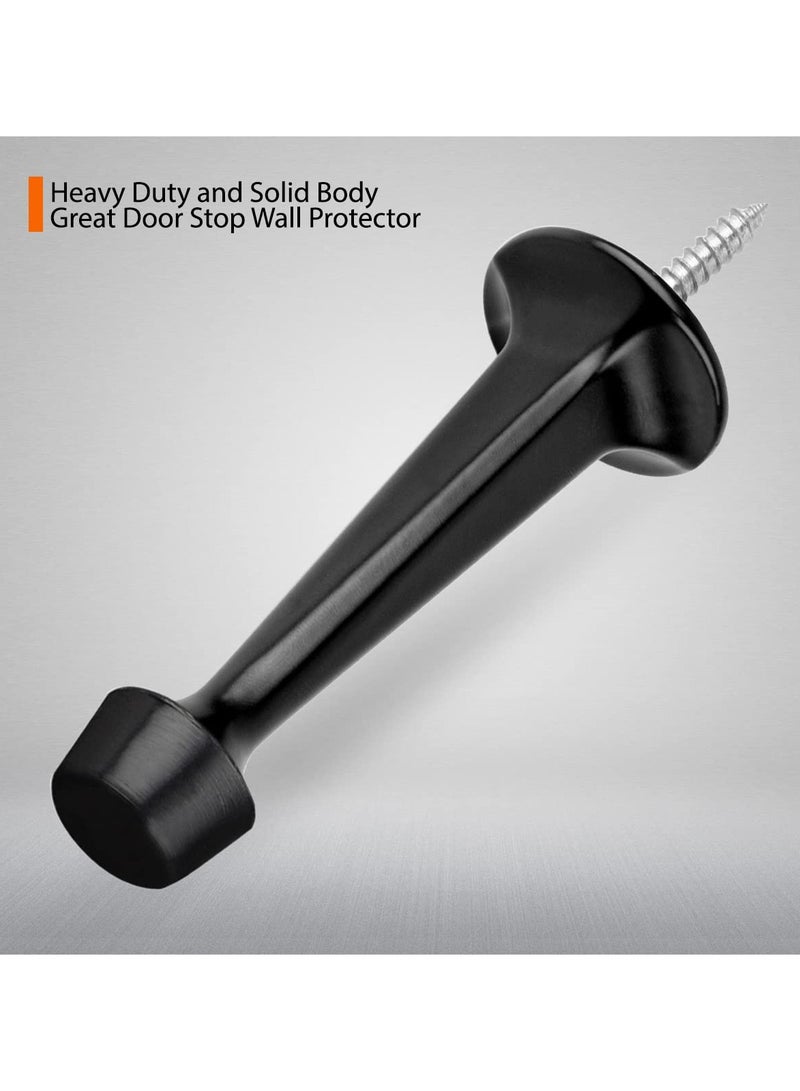 10PCS Solid Rigid Door Stops, Heavy Duty Door Stoppers Door Stops with Soft Rubber Tips Rigid Door Stoppers Door Stop Protection Solid Door Stops for Office, Home, Garage, Laundry Door - Image 5