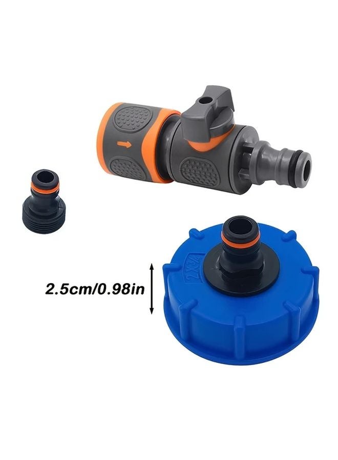 1 Set RV Water Tank Filling Adapter with Quick Connector Durable PVC Multiple Fittings - Image 3