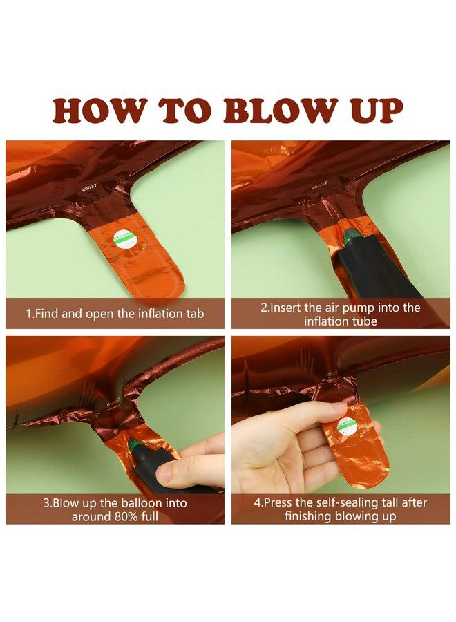 EVERMARKET 4 Pieces 41 Inch Large Horse Balloon Horseshaped Balloons Foil Aluminum Themed Party Decorations For Birthday Baby Shower Cowboy Supplies4 Colors White - Image 5