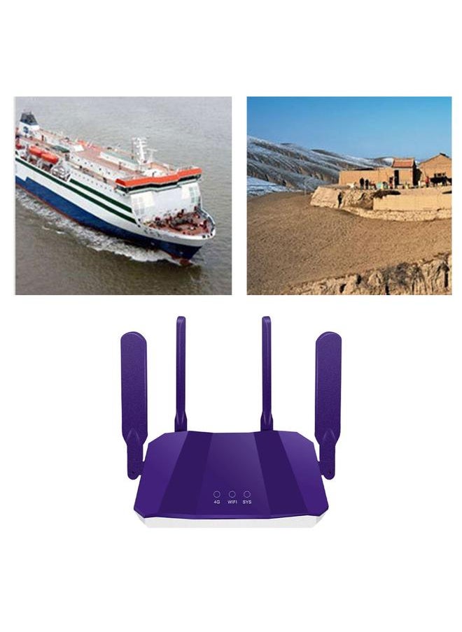Thoraya - 4G Wireless Router 300Mbps Speed External Antenna Strong Signal High Stability Portable 4G LTE Hotspot UK Plug 220V - Image 1
