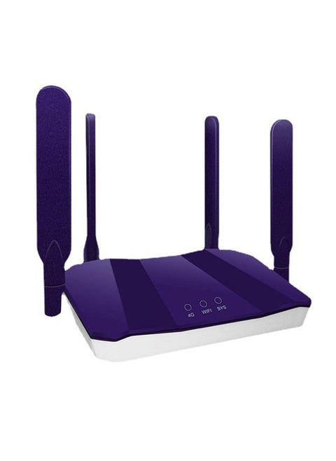 4G Wireless Router 300Mbps Speed External Antenna Strong Signal High Stability Portable 4G LTE Hotspot UK Plug 220V