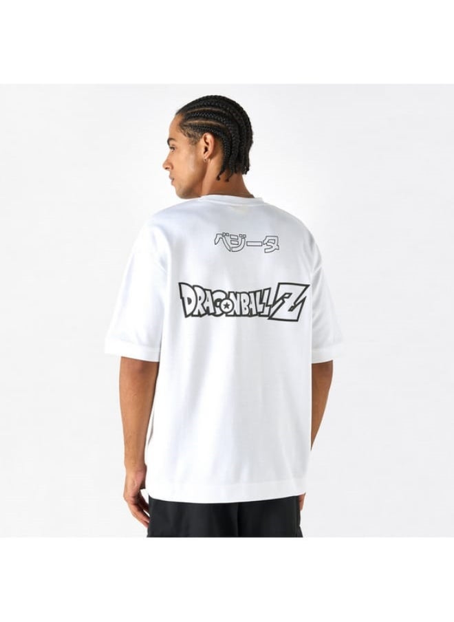 SP Characters - Dragon Ball Z Print T-shirt with Crew Neck and Short Sleeves - Image 1