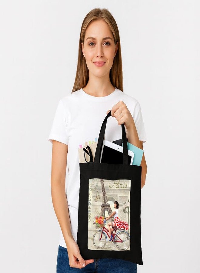 PrintingZone Printed Tote Bag For Women| Printed Canvas Tote Bag for Women for Office & College - Image 4