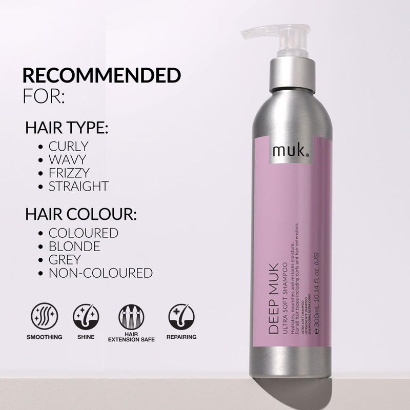 MUK. Haircare Deep Ultra Soft Shampoo - 300ML - Image 5