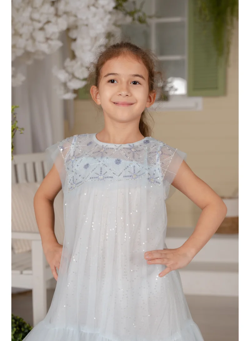 D'Daniela D'Daniela Frozen Fantasy Dress Baby Blue