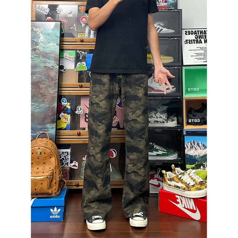 Unisex Classic Denim Jeans Loose Fit Daily Outdoor Wear - Image 1