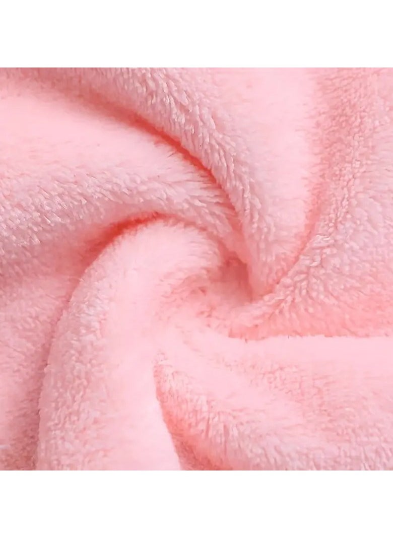 جلوسكي Unisex-الكبار ناعمة البوليستر الألياف الشعر منشفة كاب، النسيج المنسوجة، غير معطر، لأنواع الشعر العادية والمريحة - لطيف الشعر الجاف توربان حمام كاب  - Image 2