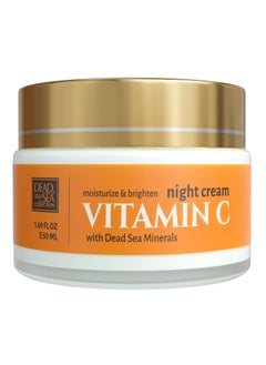 Dead Sea Collection Dead Sea Collection Vitamin C Moisturizing Night Cream  Face Cream with Vitamin C  Firming Cream with Dead Sea Minerals and Vitamin C  169 Fl Oz 