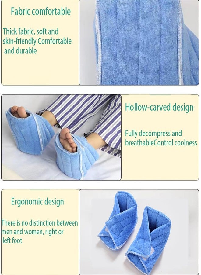 AUSTYLCO 2PCS Heel Protector Cushion-Foot Support Pillow,Anti-Decubitus Heel Pad for Heel Pain Relief,Pressure Sores,Pressure Sores,Bed Sores,Plantar Fasciitis,Adjustable in Size - Image 4