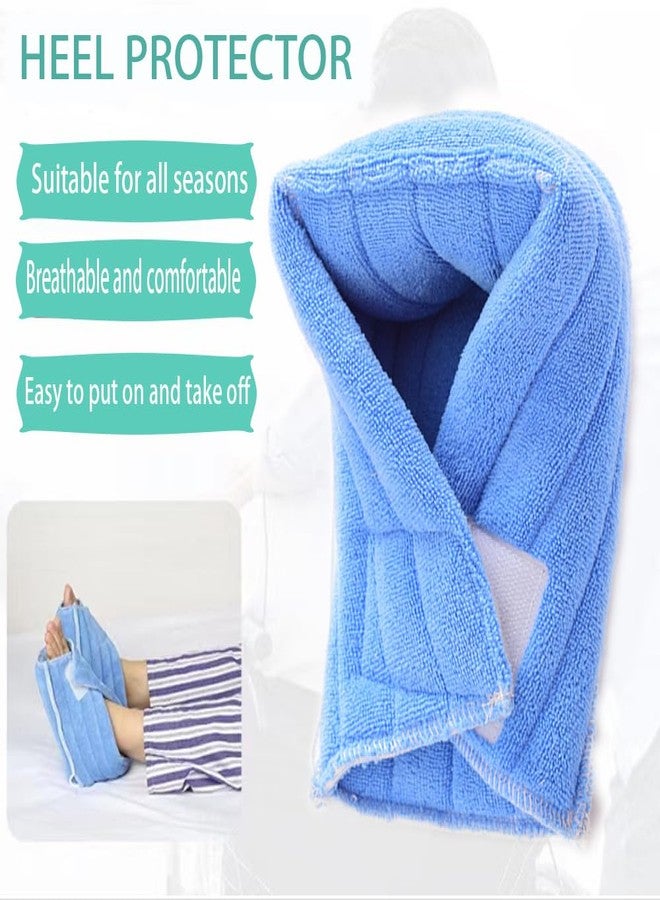 AUSTYLCO 2PCS Heel Protector Cushion-Foot Support Pillow,Anti-Decubitus Heel Pad for Heel Pain Relief,Pressure Sores,Pressure Sores,Bed Sores,Plantar Fasciitis,Adjustable in Size - Image 2