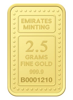 EMIRATES MINTING Emirates Minting 2.5 Grams 999.9 Purity Gold Bar  - Image 3