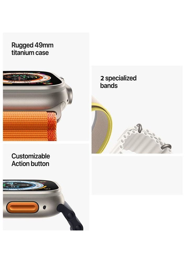 Smart Watch Ultra 49mm HD Display With Two Set Strap for Men's and Boys