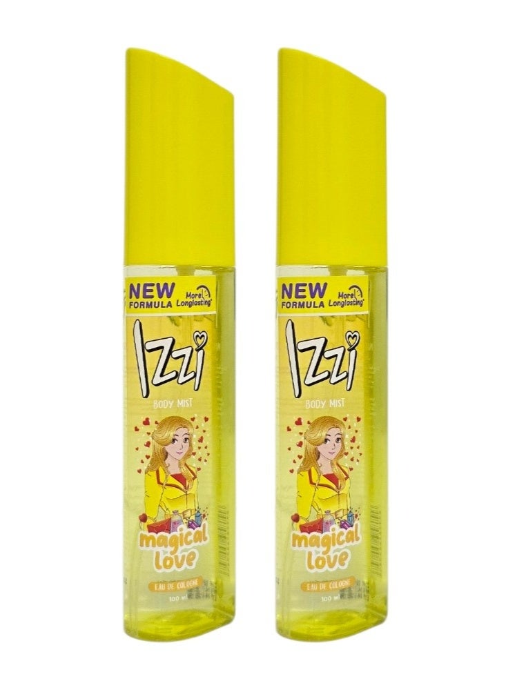 مجموعة من قطعتين معطر جسم الحب السحري