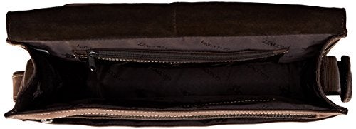 Visconti Harvard Distressed Leather Messenger Bag, Mocha, One Size - Image 5