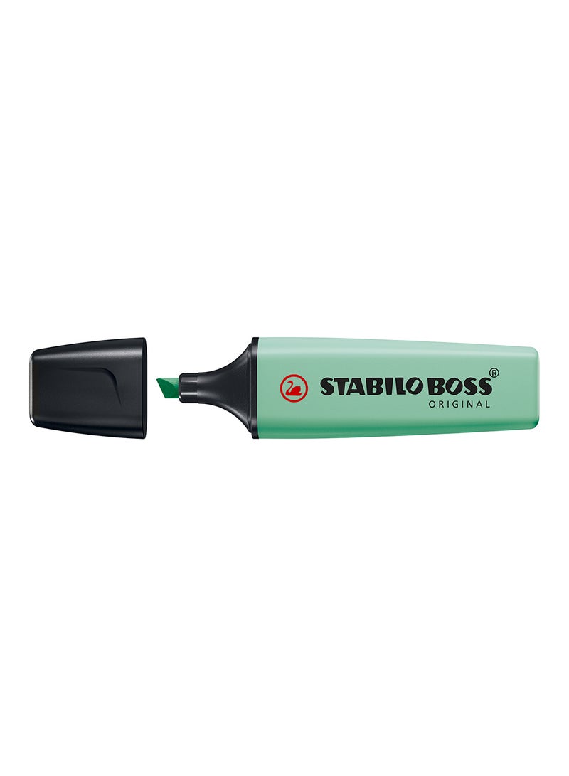 STABILO Boss Original Highlighter in Pastel Mint Color , for Journal Planner , Marking Dictionary, Note Taking , Pack of 10 Pens  - Image 2
