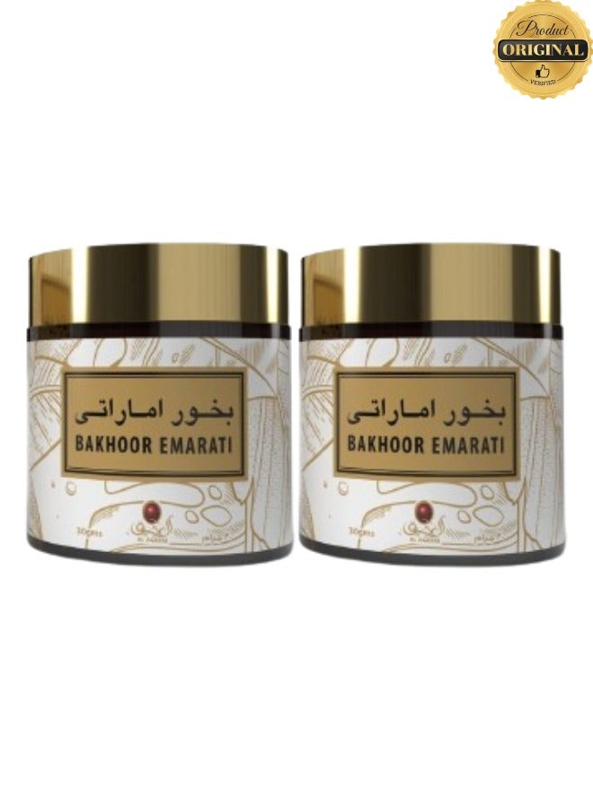 Bakhoor 2 Pieces Bakhoor Kuwati 30g - Image 1