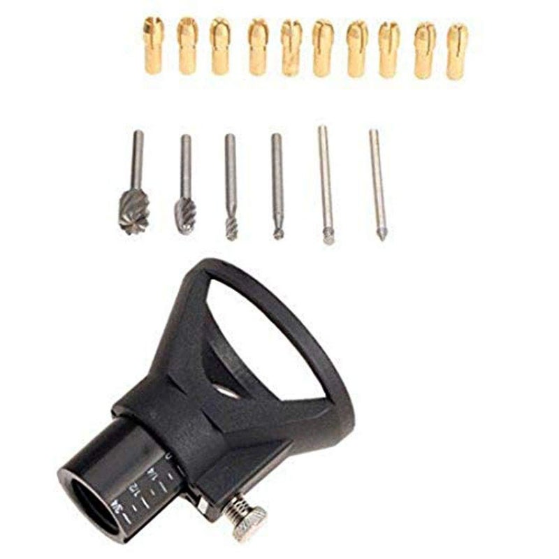 DIY Crafts Pattern No 12 0532mm Brass Drill Chuck Collet Bits 10 Pcs 0532mm Brass Drill Chuck Collet Bits 43mm Shank For Dremel Pattern No 12 0532mm Brass Drill Chuck Collet Bits - Image 1