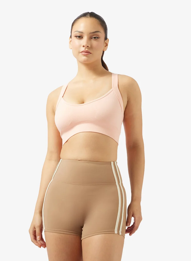 فورورد بلوزة تدريب فائقة النعومة بتفاصيل متقاطعة عند الظهر