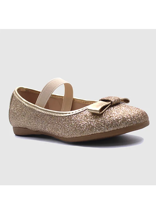دىدانيالا D' Daniela - Glitter Bow Mary Jane Flats