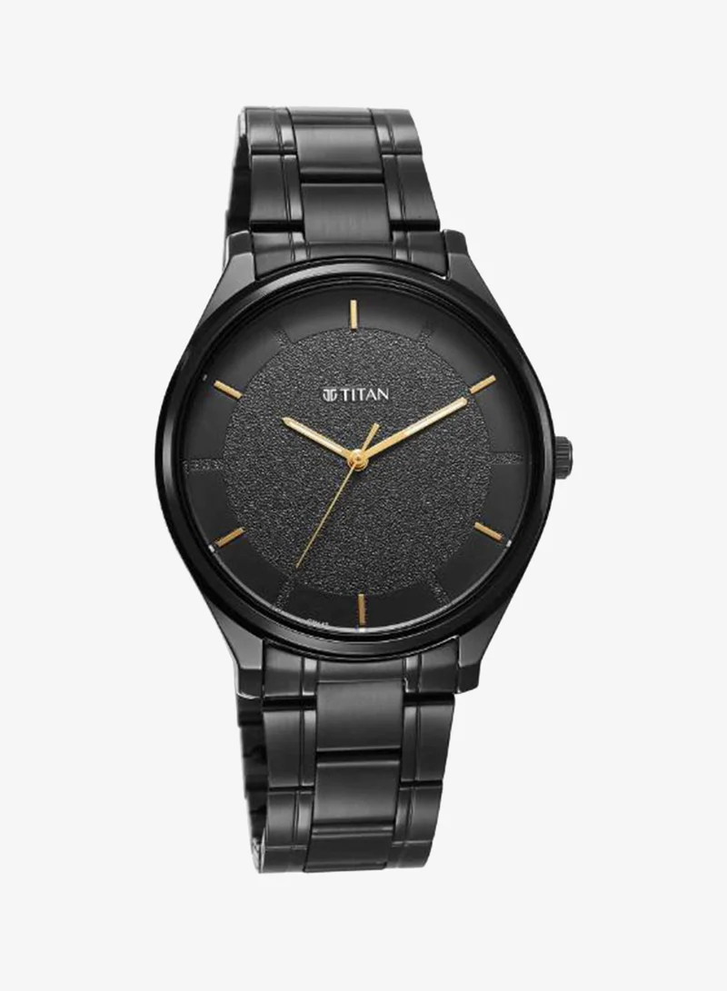 Titan Men's Stainless Steel Analog Watch 1802NM01 - 41 mm