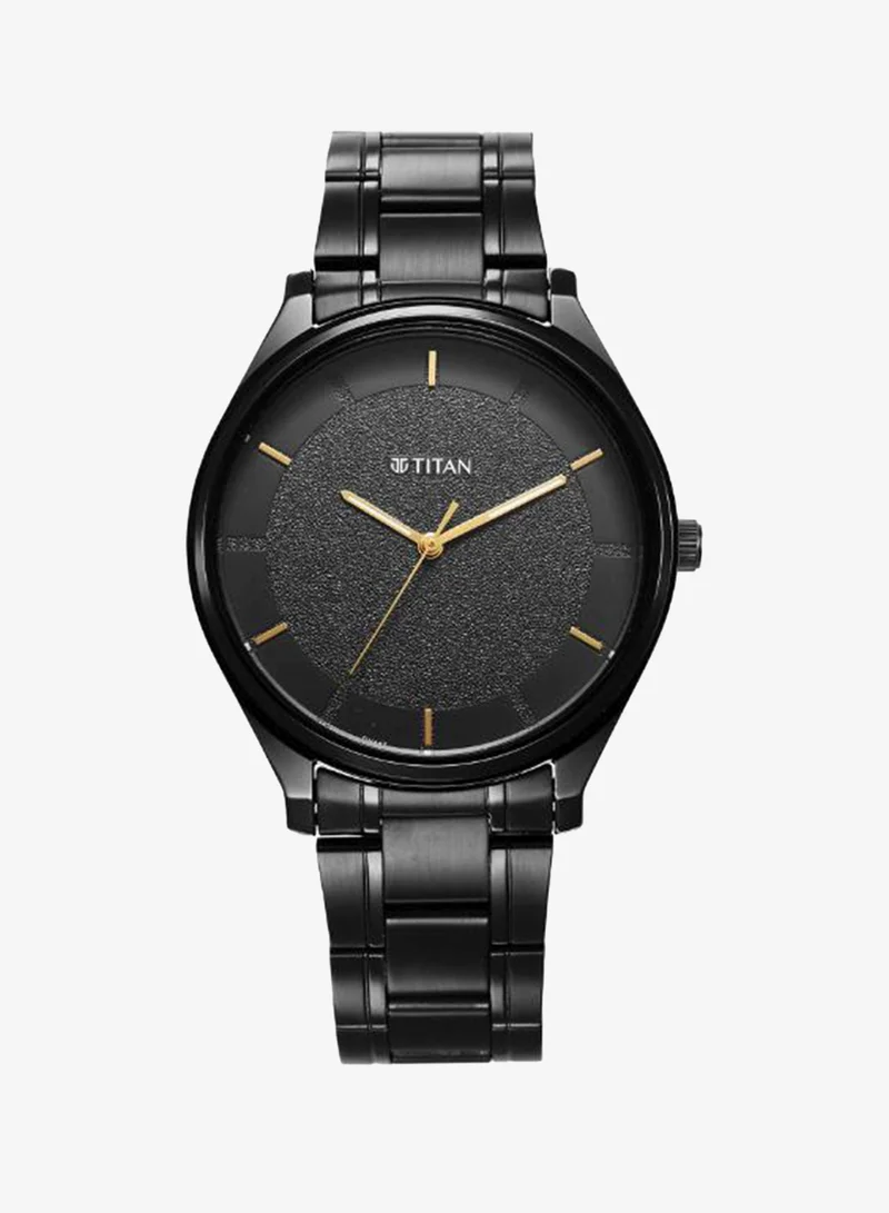 Titan Men's Stainless Steel Analog Watch 1802NM01 - 41 mm