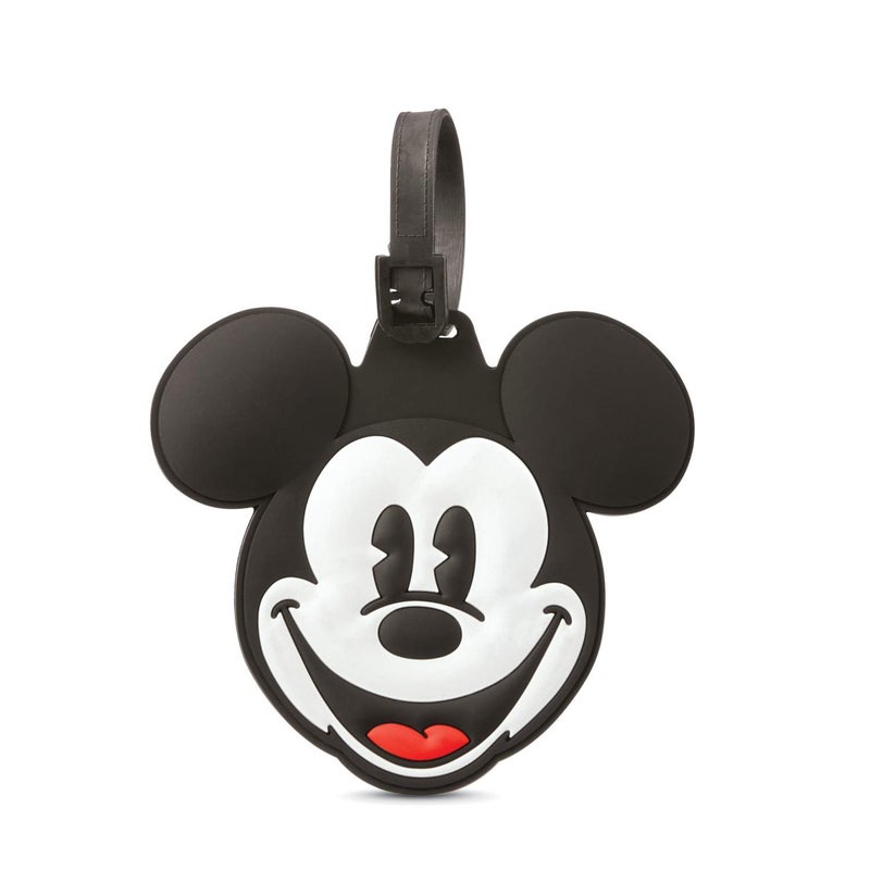 American Tourister Disney Luggage Tag, Mickey Mouse Head, One Size - Image 1