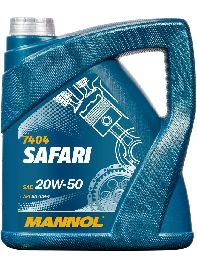 MANNOL 7404 - Safari 20W-50 Universal economy-class engine oil - 4 L - Image 1
