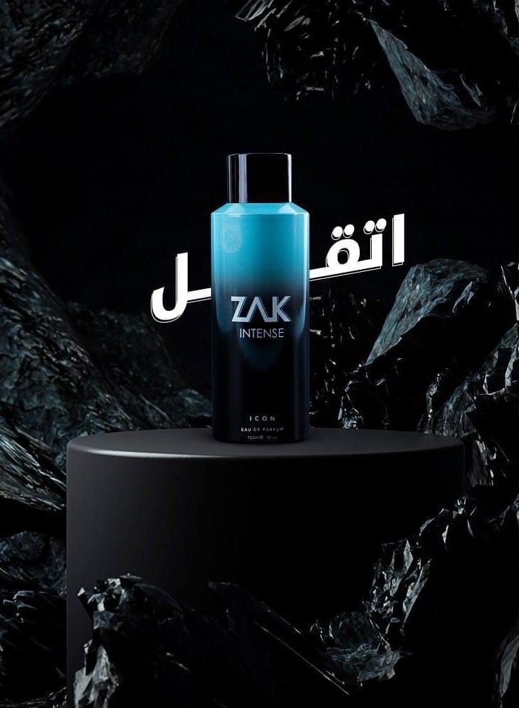 Zak Intense Icon Eau De Parfum For Men150Ml - Image 3