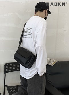 دبليو أيه أو كي أن حقيبة كتف مقاومة للماء وحقيبة ظهر للرجال والنساء وحقيبة ظهر للتنزه سيرًا على الأقدام وحقيبة صدر متعددة الأغراض وحقيبة كروس بودي عصرية من الجلد الصناعي وحقيبة سفر ترفيهية ورياضية خارجية  - Image 5