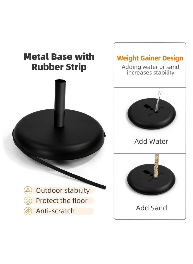 Generic A3 Sign Stand Adjustable Poster Stand Aluminum Snap Frame Menu Stand Replaceable Advertising Rack Floor Display Stands with Safety Corner and Stable Round Base (Black, A3)  - Image 5
