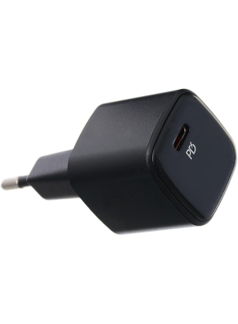جي باور شاحن سريع G-Power GP-C26 بقوة 30 واط بمنفذ USB-C واحد، متوافق مع أجهزة iPhone 14/14 Plus/14 Pro/14 Pro Max/13، وGalaxy، وPixel 4/3، وiPad - أسود - Image 3