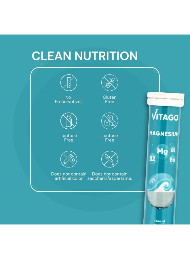 VITAGO Magnesium Effervescent Tablet - 20 Tablets - Image 4