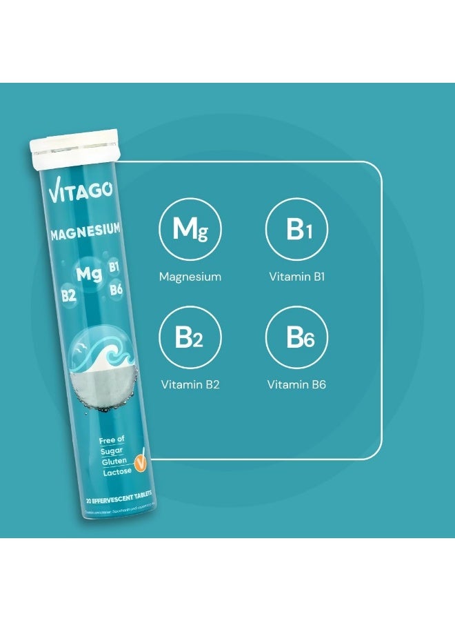 VITAGO Magnesium Effervescent Tablet - 20 Tablets - Image 2