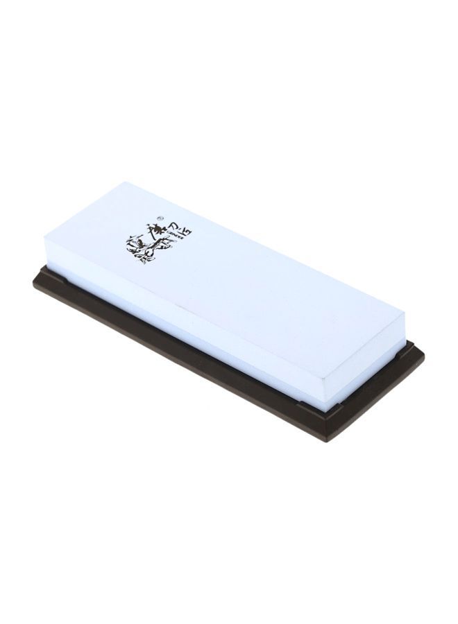 NIBEMINENT Dual-Sided Knife Sharpening Stone White/Black 23centimeter  - Image 2