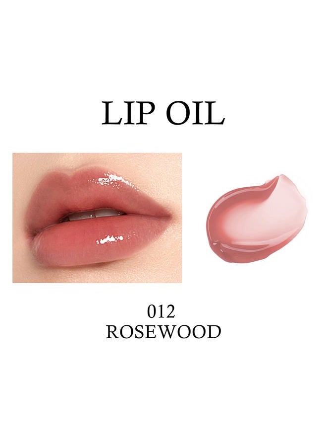 KYDA 2 Colors Hydrating Lip Glow Oil, Moisturizing Lip Oil Gloss, Transparent Plumping Lip Gloss, Lip Oil Tinted for Lip Care and Dry Lips, 007+012 - Image 4