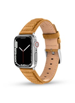 Timberland Timberland Amoskeag Brown Leather Unisex Universal Watch Strap 22mm - TDOUS0001608  - Image 2