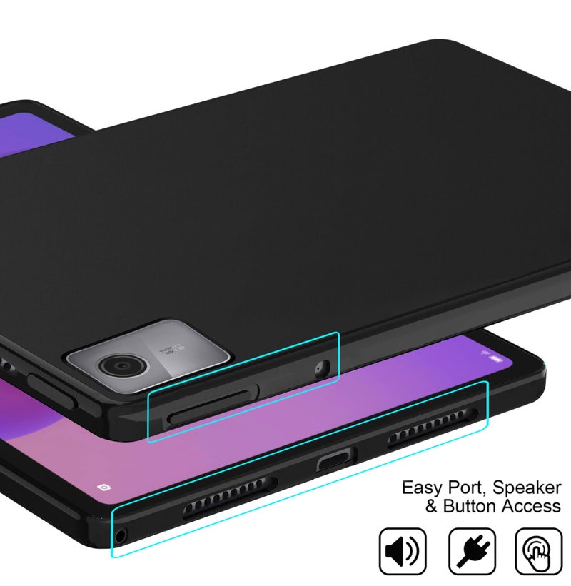 TGK Back Cover for Lenovo Idea Tab 11 inch Case 2025 TB-336ZU TB-336FU Black - Image 4