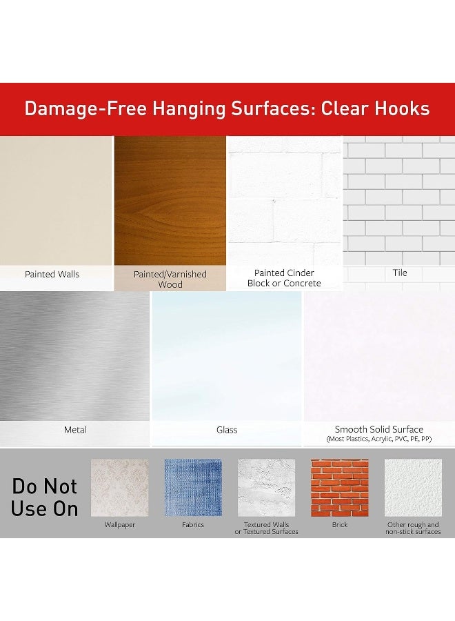 Command Medium Wire Toggle Hooks, Damage Free Hanging Wall Hooks with Adhesive Strips - Image 4